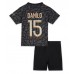 Günstige Paris Saint-Germain Danilo Pereira #15 Babykleidung 3rd Fussballtrikot Kinder 2023-24 Kurzarm (+ kurze hosen)